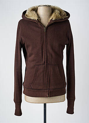 Gilet manches longues marron UNITED COLORS OF BENETTON femme