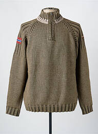 Pull marron NAPAPIJRI homme