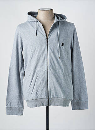 Sweat-shirt à capuche gris HOM homme
