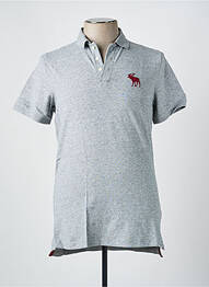 Polo gris ABERCROMBIE & FITCH homme