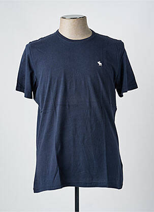 T-shirt bleu ABERCROMBIE & FITCH homme