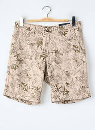 Bermuda beige BRUCE & BUTLER  homme