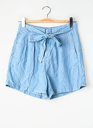 Short fermeture zippée sous rabat avec crochet bleu VERO MODA femme