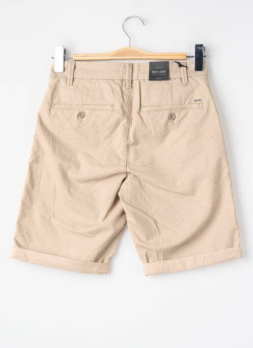 Bermuda coupe droite beige ONLY&SONS homme