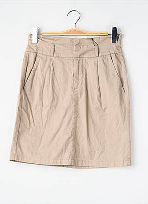 Jupe courte beige VERO MODA femme