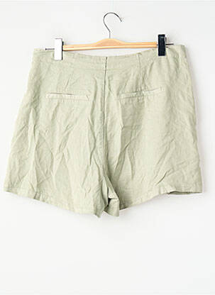 Short fermeture zippée sous rabat avec crochet taille haute vert VERO MODA femme