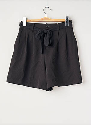 Short coupe droite taille haute noir ONLY femme