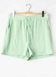 Short coupe droite taille haute vert PIECES femme