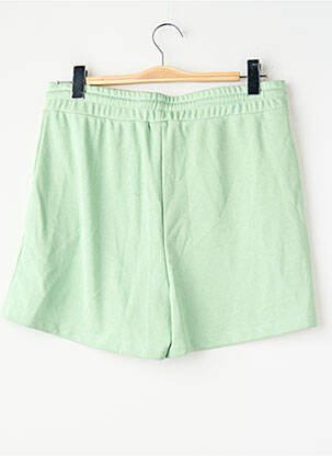 Short coupe droite taille haute vert PIECES femme