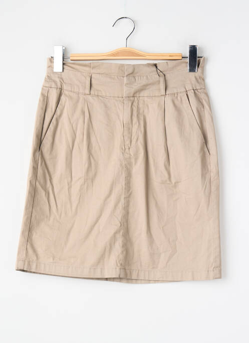 Jupe courte beige VERO MODA femme