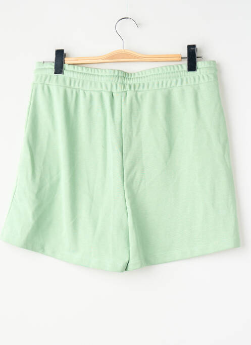 Short coupe droite taille haute vert PIECES femme