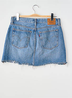 Jupe courte bleu LEVI'S femme