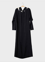 Robe longue noir BANDITAS FROM MARSEILLE femme