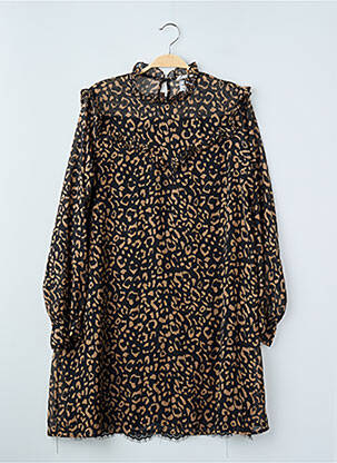 Robe courte marron EMMA ELLA femme