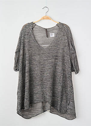 Pull tunique gris MANILA GRACE femme