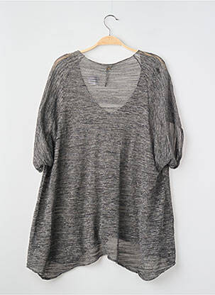 Pull tunique gris MANILA GRACE femme