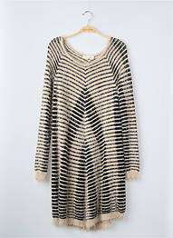 Robe mi-longue beige TWIN-SET SIMONA BARBIERI femme