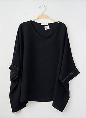 Tunique manches courtes noir MARK TOMI femme