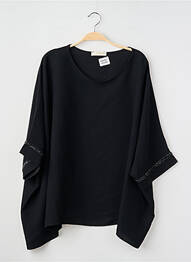 Tunique manches courtes noir MARK TOMI femme