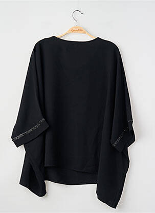 Tunique manches courtes noir MARK TOMI femme