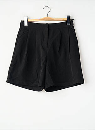 Short coupe droite taille haute noir VILA femme