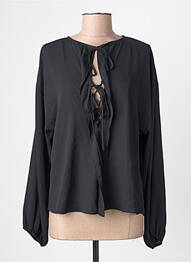 Chemisier noir MANGO femme