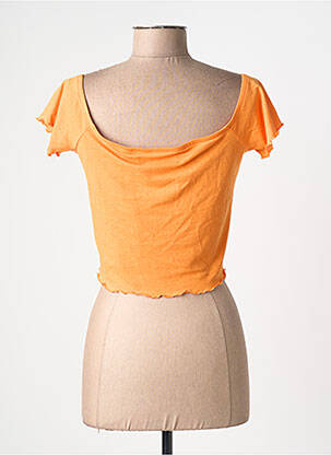 T-shirt manches courtes manches courtes orange VERO MODA femme