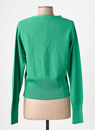 Gilet manches longues vert ASTRID BLACK LABEL femme