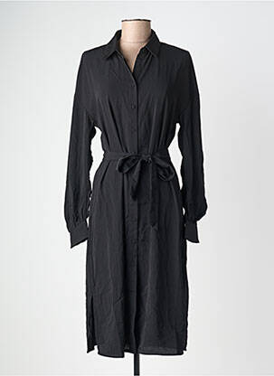 Robe longue manches 3/4 noir ONLY femme