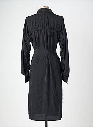 Robe longue manches 3/4 noir ONLY femme