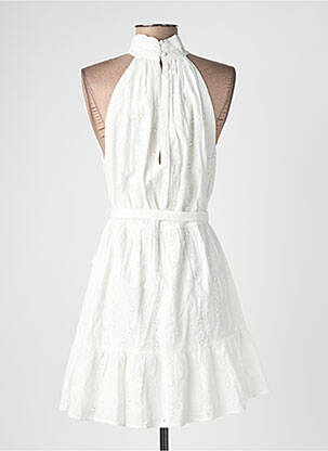 Robe courte beige MANGO femme