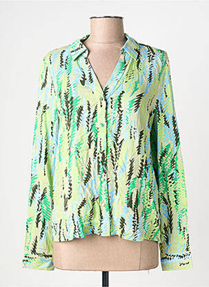 Chemisier coupe droite vert VERO MODA femme
