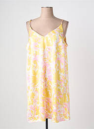 Robe courte sans manche sans manche jaune VERO MODA femme