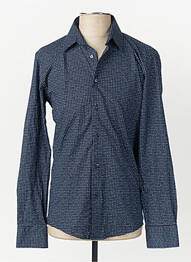 Chemise manches longues bleu BRUCE & BUTLER  homme