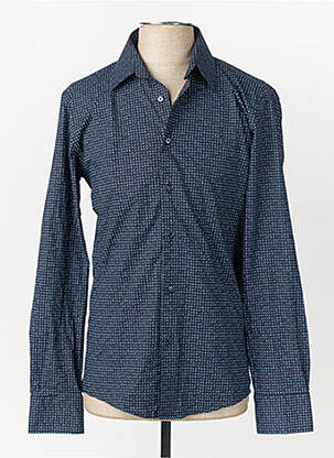 Chemise manches longues bleu BRUCE & BUTLER  homme