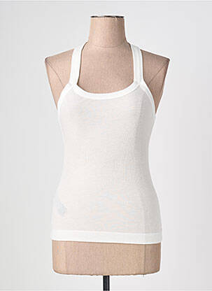 Débardeur blanc MANGO femme