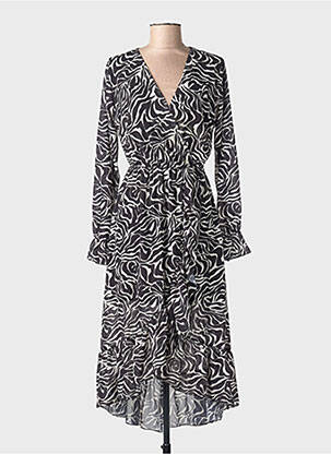 Robe longue noir HAILYS femme