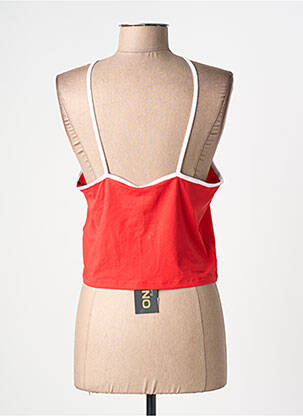 Top sans manche sans manche rouge ONLY femme