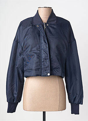 Doudoune manches longues bleu ONLY femme