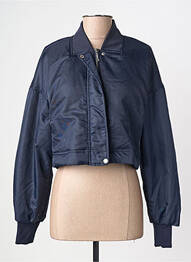 Doudoune manches longues bleu ONLY femme