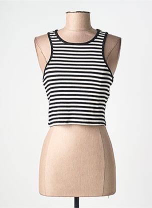 Débardeur col rond noir ONLY femme