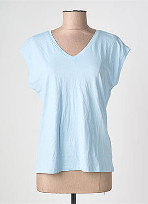 T-shirt coupe droite bleu ONLY femme