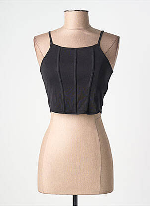 Débardeur coupe droite sans manche noir ONLY femme