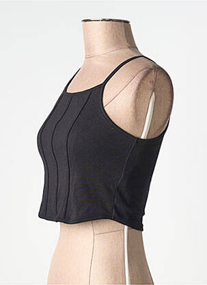 Débardeur coupe droite sans manche noir ONLY femme