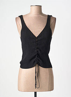 Top noir MANGO femme