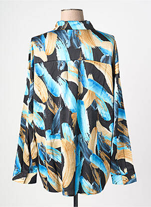 Chemisier coupe droite bleu VILA femme