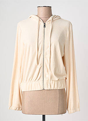 Gilet manches longues manches longues beige ONLY femme