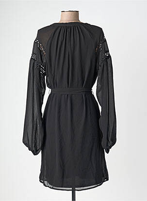 Robe mi-longue col v noir VILA femme