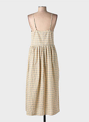 Robe longue sans manche sans manche beige VILA femme