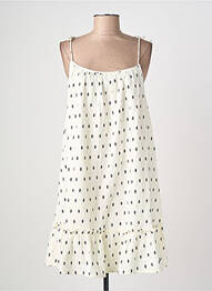 Robe courte sans manche sans manche blanc VILA femme